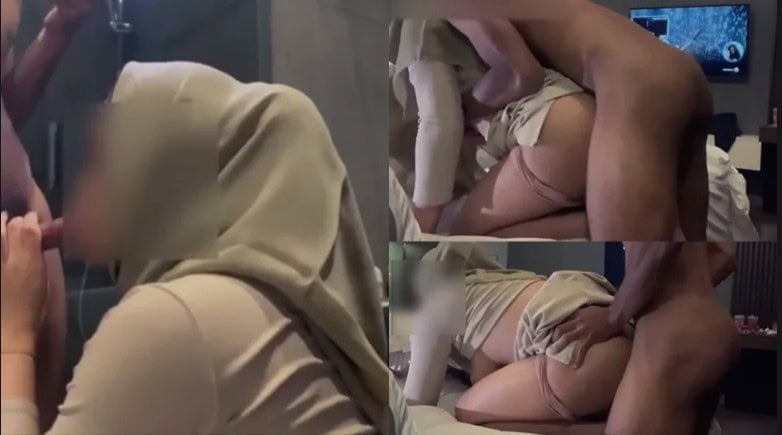 Adik Kaka Viral NgEncusin Miss Lolewpop Jilbab Ijo Cantik Nungging